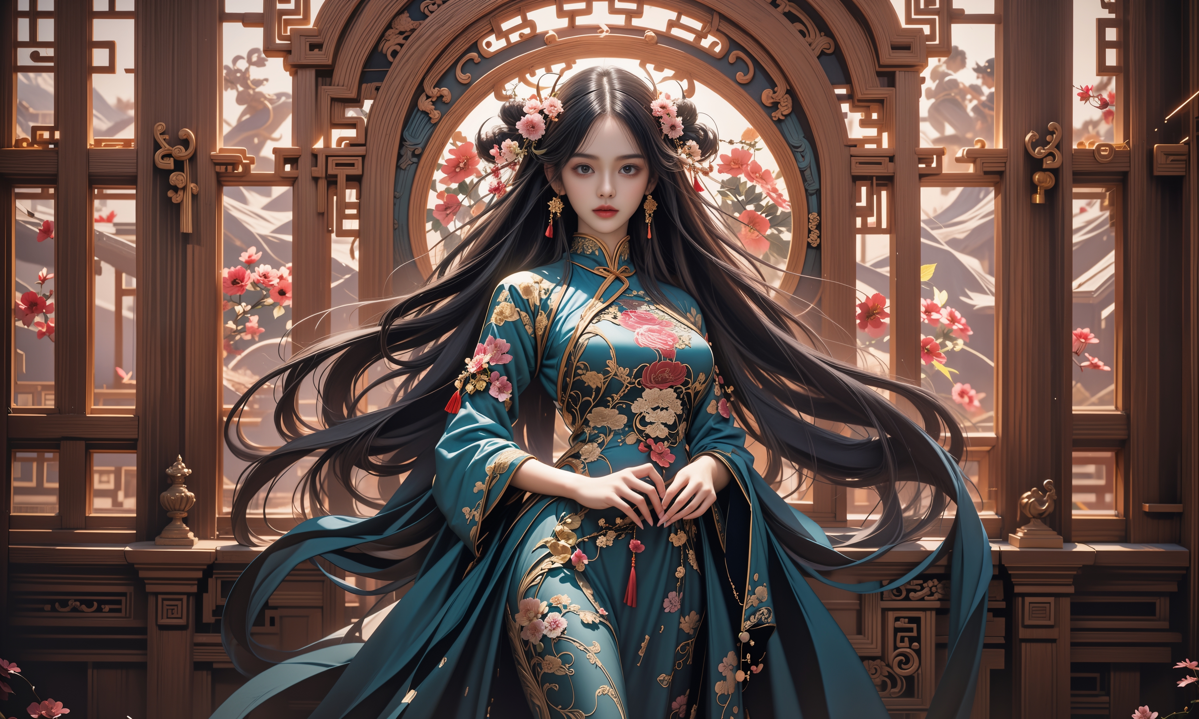 陕西多地迎高温 动物空调房里享受“清凉套餐”